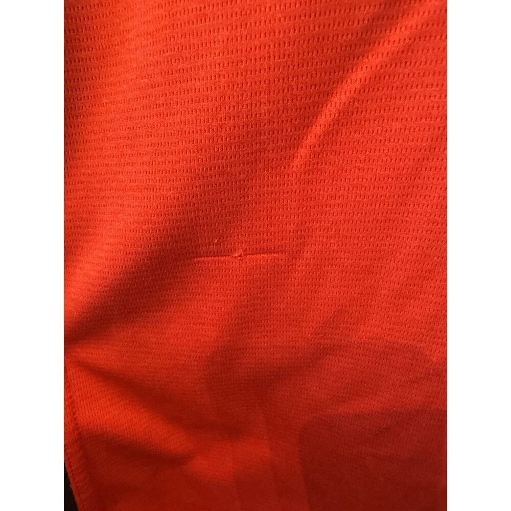 The North Face FlashDry 1/4 Zip Pullover Long Sleeve Mock Neck Men’s L Red Black